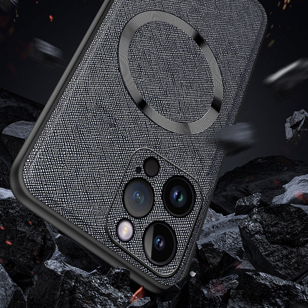 Phone Case Compatible with MagSafe for iPhone 13 Pro Leather TPU Magnetic Phone Cover Phone Case Compatible with MagSafe for iPhone 13 Pro Leather TPU Magnetic Phone Cover